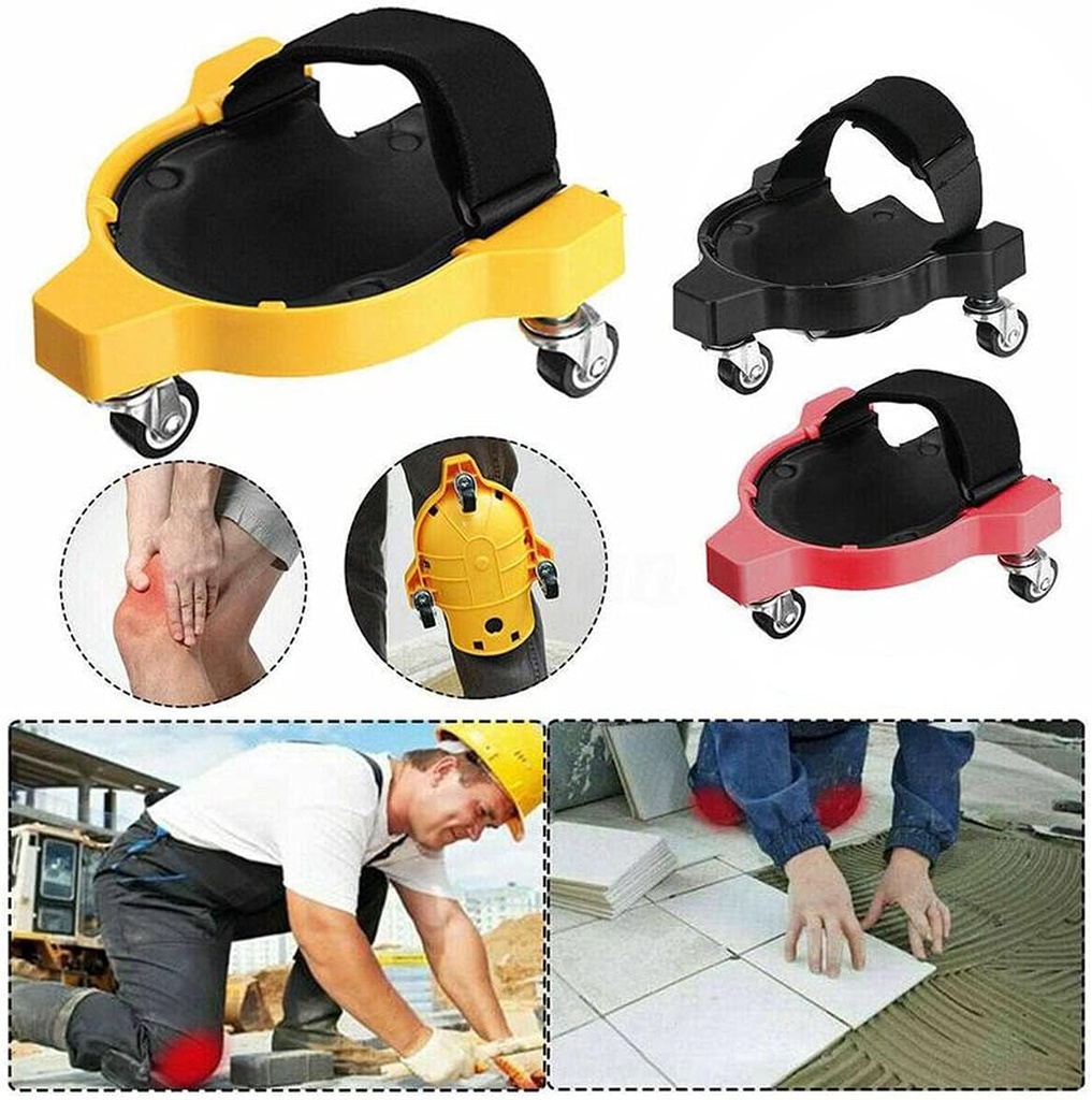 Knee Pad with Wheels For Work 1PC/وسادة ركبة بعجلات للعمل، قطعة واحدة