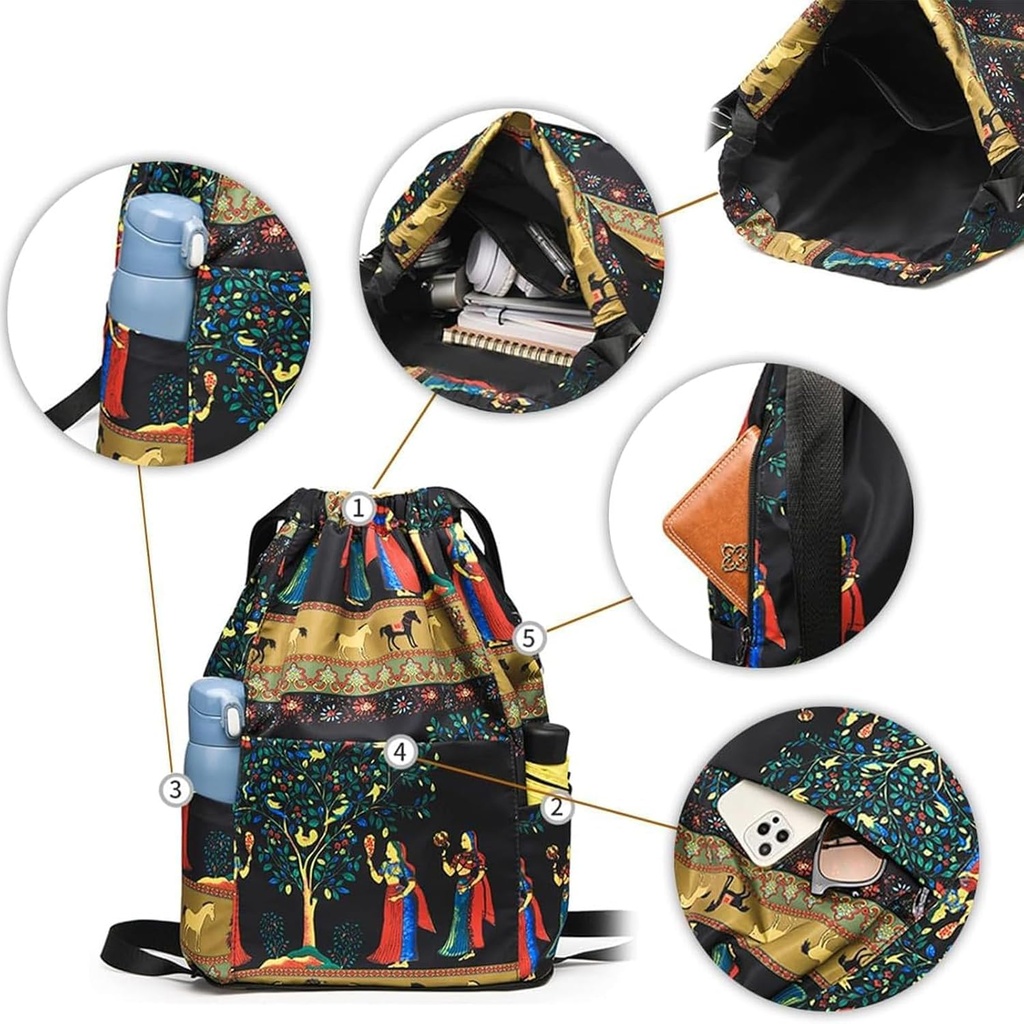 Foldable Large Capacity Backpack/ حقيبة ظهر قابلة للطي بسعة كبيرة