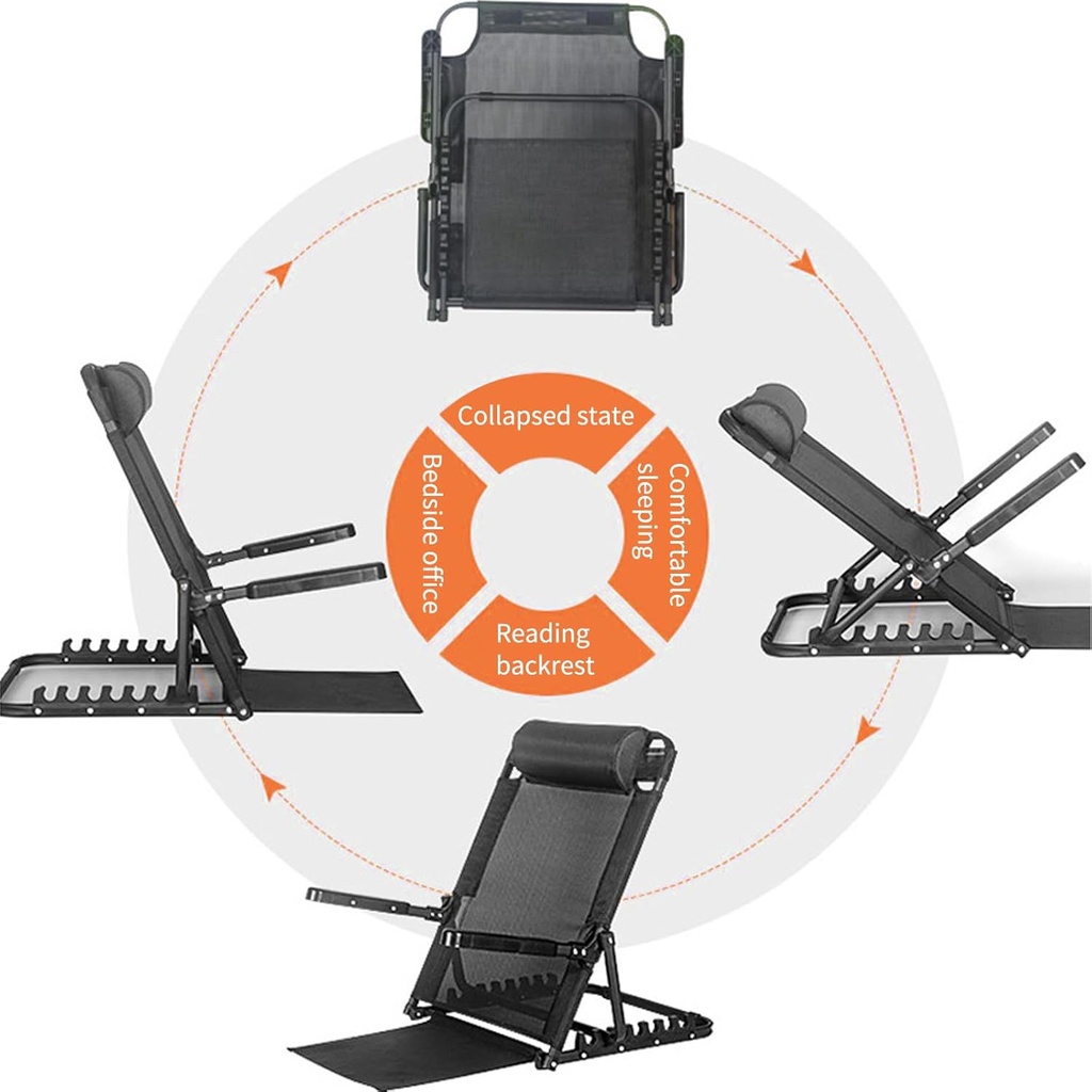 Back Support Adjustable Chair (40-90º)/كرسي دعم الظهر القابل للتعديل (40-90 درجة)