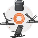 Back Support Adjustable Chair (40-90º)/كرسي دعم الظهر القابل للتعديل (40-90 درجة)
