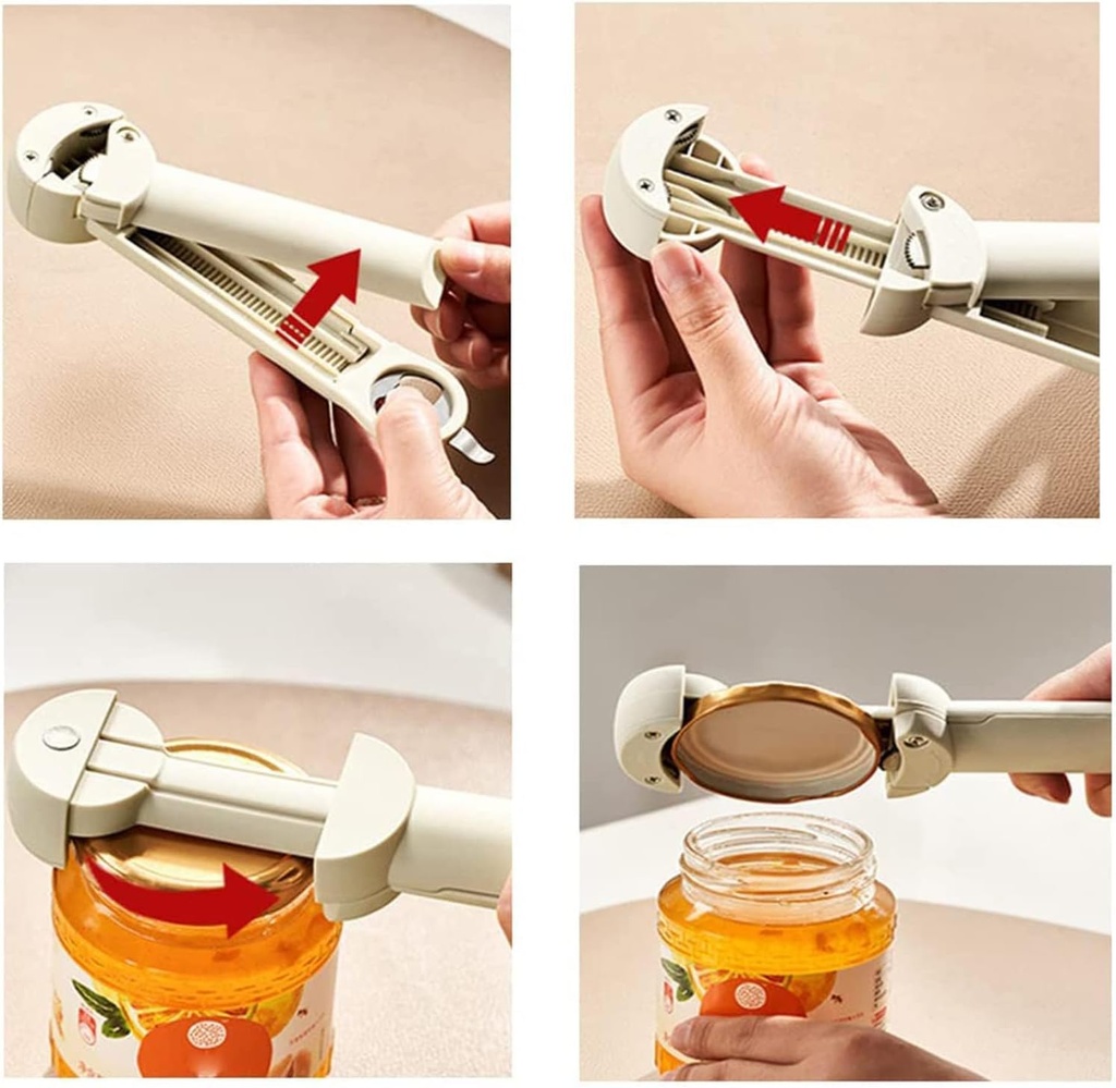 Multifunctional Adjustable Bottle Opener /فتاحة زجاجات متعددة الوظائف وقابلة للتعديل