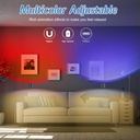LED Wall Mounted RGB Lights, Rechargeable Battery /مصابيح LED RGB مثبتة على الحائط، بطارية قابلة لإعادة الشحن