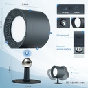 LED Wall Mounted RGB Lights, Rechargeable Battery /مصابيح LED RGB مثبتة على الحائط، بطارية قابلة لإعادة الشحن