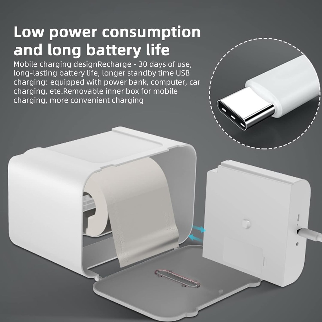 Electric Toilet Roll Holder/حامل ورق التواليت الكهربائي