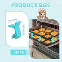 24pcs Baking Tray Stacker Clips/مشابك رفع صينية الفرن