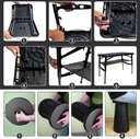 2 In 1 Folding Potable Table and Stool Set /طقم طاولة متنقلة قابلة للطي مع مقعد 2 في 1