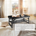 2 In 1 Folding Potable Table and Stool Set /طقم طاولة متنقلة قابلة للطي مع مقعد 2 في 1