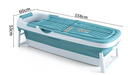 Foldable Bathtub 158x60x53cm/بانيو قابل للطي