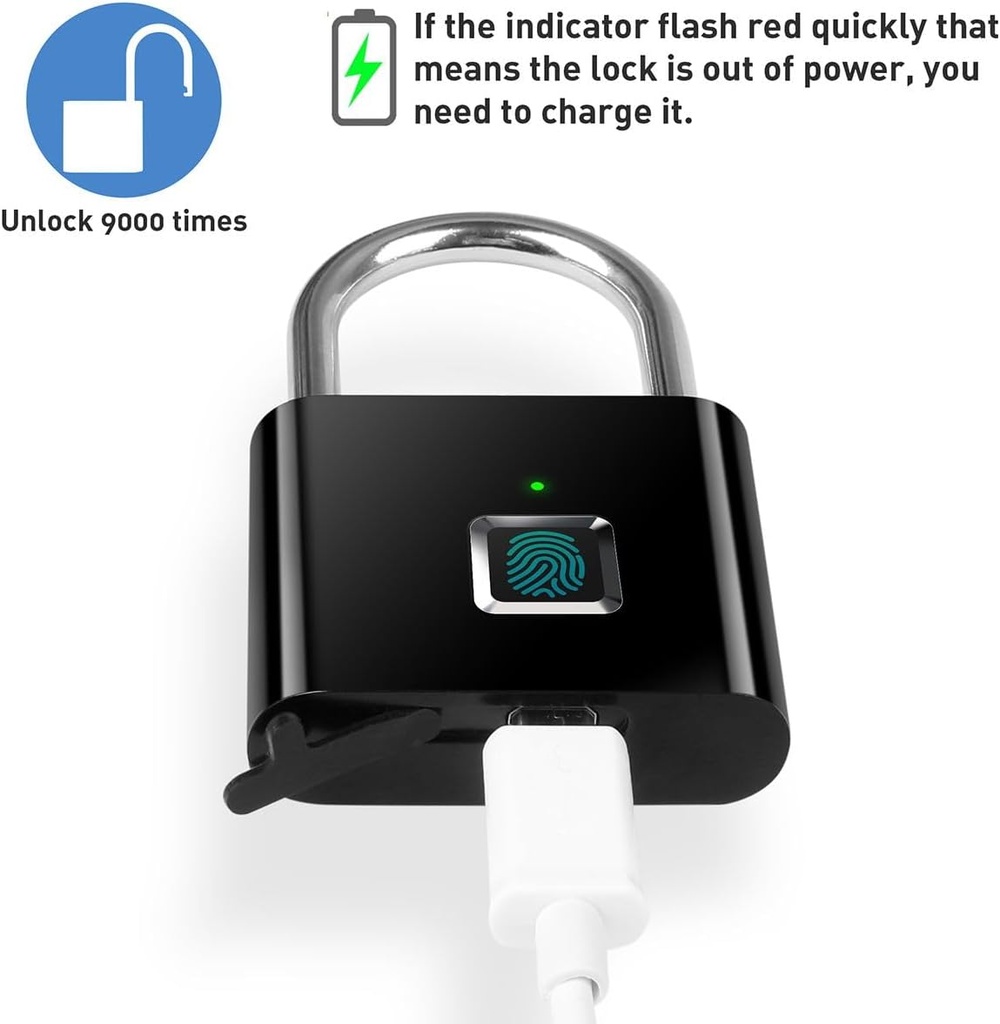 Fingerprint Lock / قفل بالبصمة الإصبع