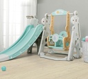 INDOOR PLASTIC KIDS SLICE AND SWING 130x140x108cm/زحليقة وأرجوحة بلاستيكية داخلية للأطفال