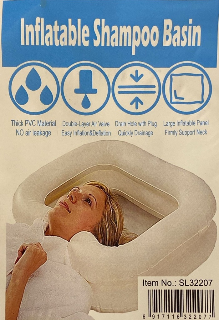 Hair Washing Shampoo Inflatable Basin /حوض غسيل الشعر والشامبو القابل للنفخ