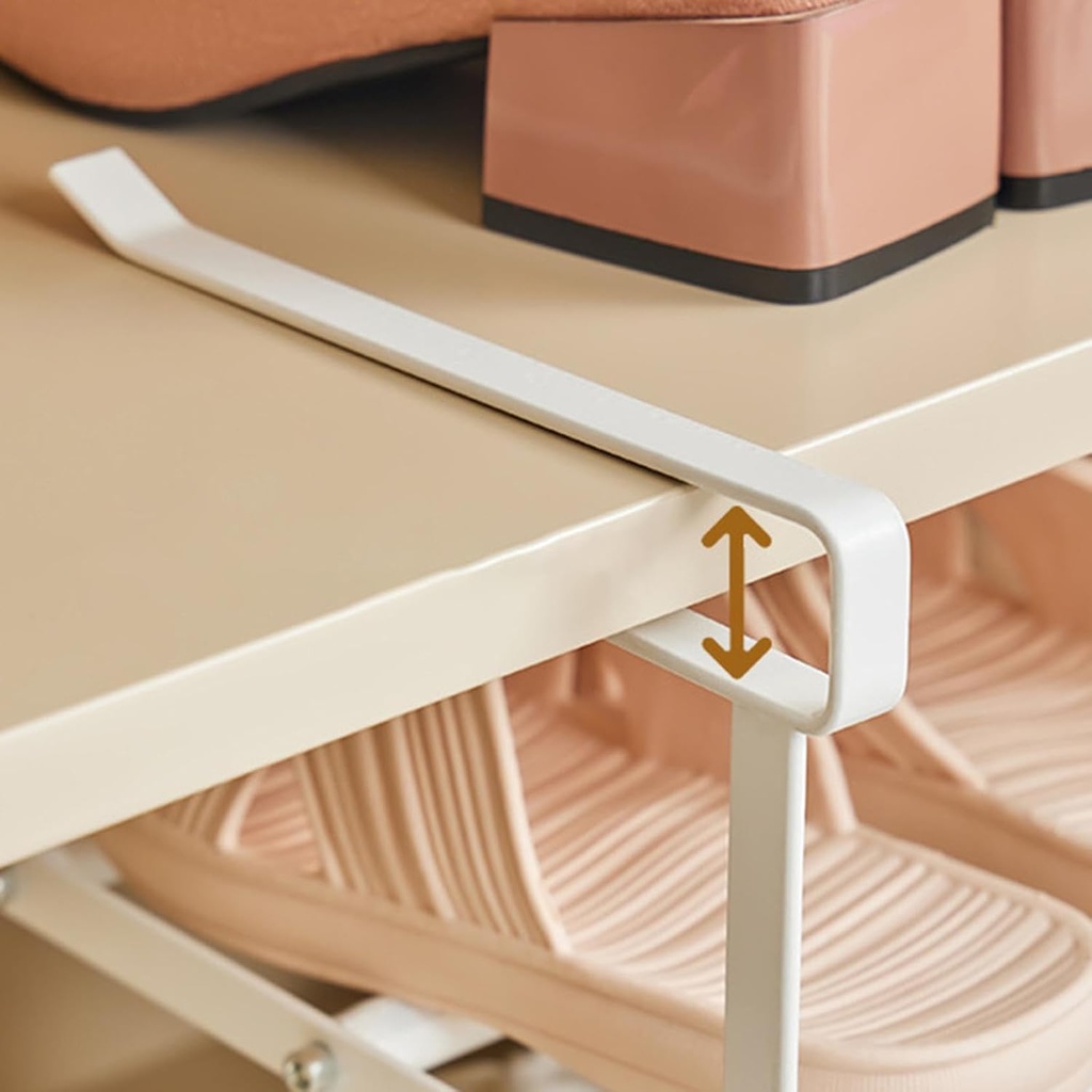 Expandable Shoe Rack Organizer for Closet 40-70cm/منظم أحذية قابل للتوسيع للخزانة 40-70 سم