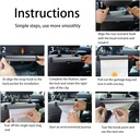Car Trash Bag Hanging of Aluminum Roller /كيس قمامة السيارة معلق بأسطوانة من الألومنيوم