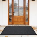 Black RUG DOOR MAT 1.2x1M/ سجادة باب اسود
