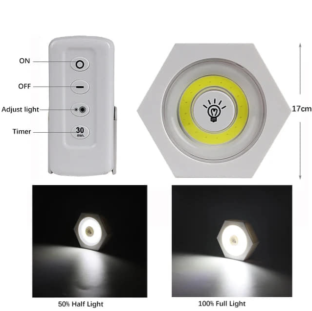 3 SET LED LIGHT WITH REMOTE/3 مجموعة من مصابيح LED مع جهاز تحكم عن بعد