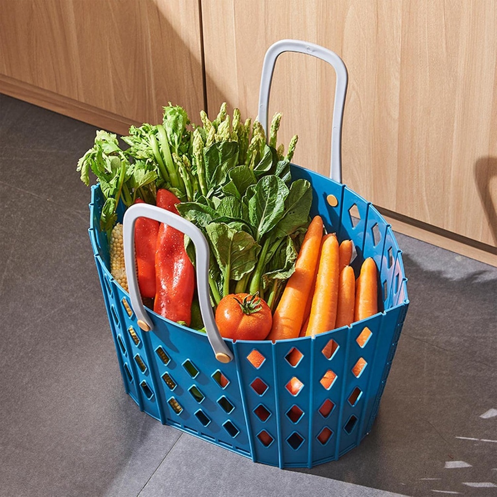 Foldable Laundry & Shopping Basket / سلة غسيل وتسوق قابلة للطي