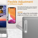 Phone Holder Stand Aluminum Magnetic Bracket /حامل الهاتف من الألومنيوم مع دعامة مغناطيسية