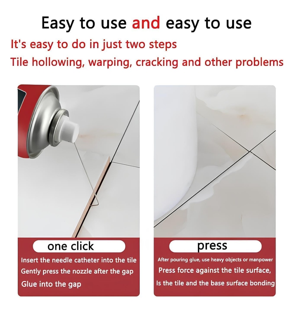 Tile hollowing glue 500ml/ معجون سد الفراغات