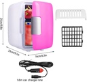 Mini 4L Portable Car Fridge / ثلاجة سيارة صغيرة محمولة بسعة 4 لتر