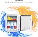 Mini 4L Portable Car Fridge / ثلاجة سيارة صغيرة محمولة بسعة 4 لتر