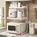 MULTIFUNCTION KITCHEN STORAGE RACK/ رف تخزين متعدد الوظائف للمطبخ