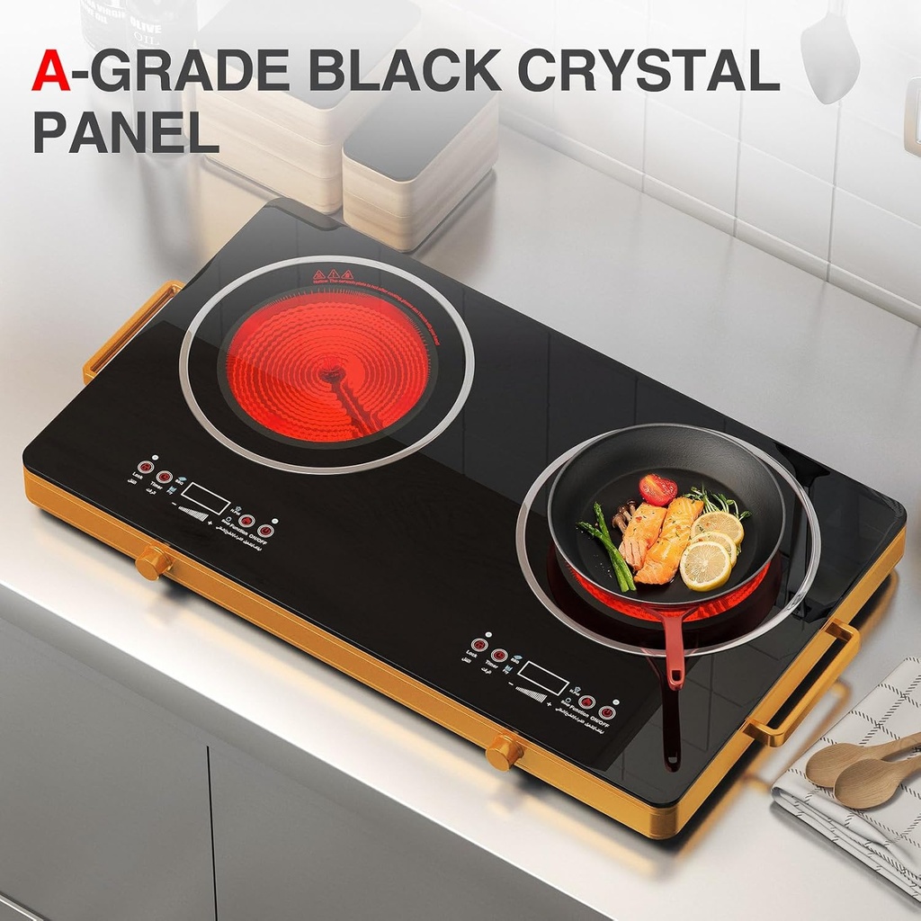 ELECTRIC CERAMIC Double STOVE/موقد كهربائي سيراميكي مزدوج