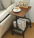 MODERN SIDE TABLE WITH STORAGE BASKET/طاولة جانبية حديثة مع سلة تخزين