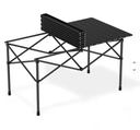 Outdoor Foldable Camping Table With 4 Chairs 95x55x50 cm/طاولة رحلات خارجية قابلة للطي مع 4 كراسي 