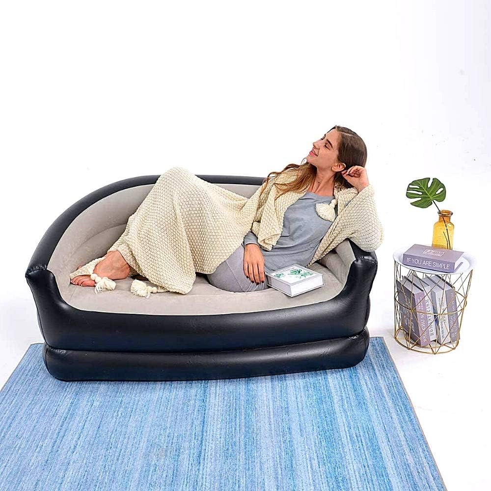 INFLATABLE SOFA DOUBLE SIZE 138x87x71cm/أريكة قابلة للنفخ