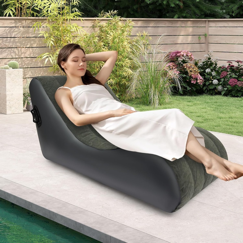 INFLATABLE RELAXING SOFA 155x86x67cm /أريكة استرخاء قابلة للنفخ