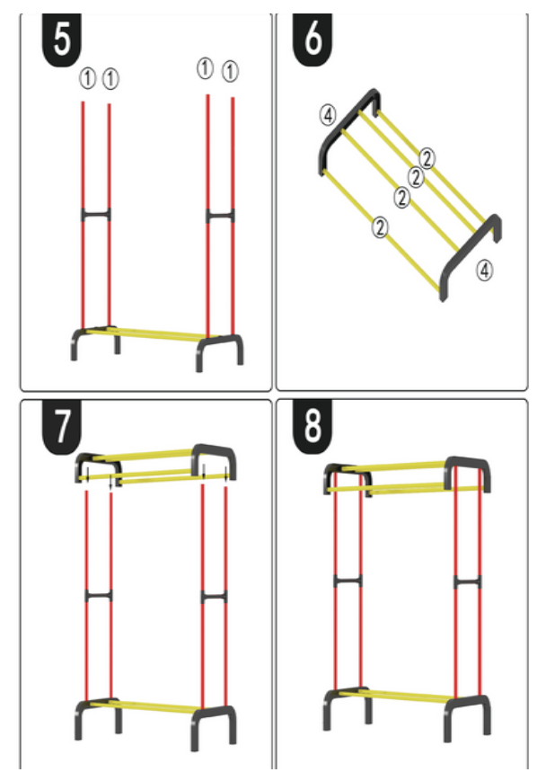 (A&M) Clothes Hanger 91x44x157cm/ علاقة الملابس متعدد العلاقات مع رف واحد