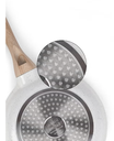 3-Piece Frying Pan Set Luo style 20/24/28cm/طقم مقلاة من 3 قطع   