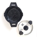 Cooking Pot with Double Bottom Ceramic 28CM/ قدر طبخ ذو قاع مزدوج من السيراميك