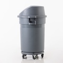 80L round trash can (with base)/سلة المهملات المستديرة سعة 80 لترًا (مع القاعدة)