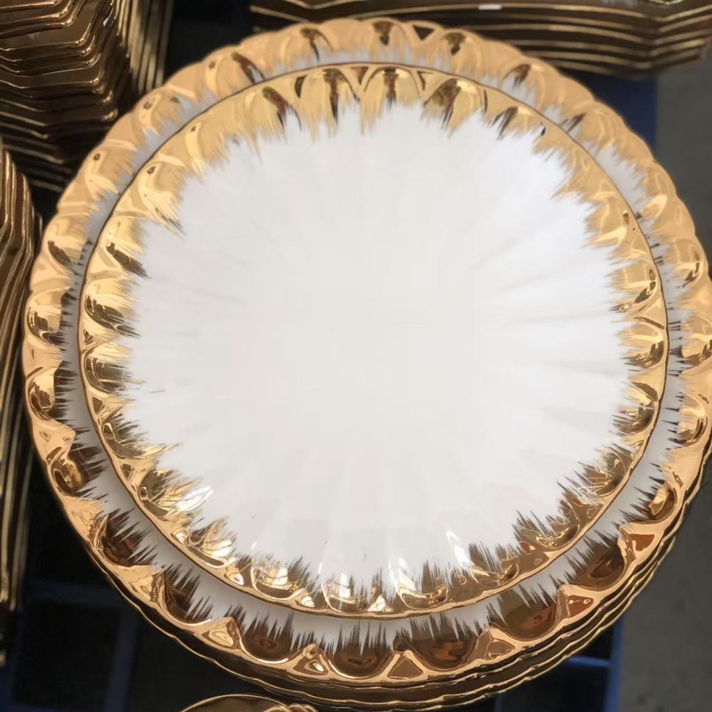 24PCs Dinnerware Dishes Set /مجموعة اطباق عشاء مكونة من 24 قطعة