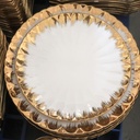 24PCs Dinnerware Dishes Set /مجموعة اطباق عشاء مكونة من 24 قطعة