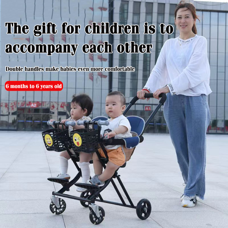 Twin baby walking tool /  عربة الاطفال التوأم