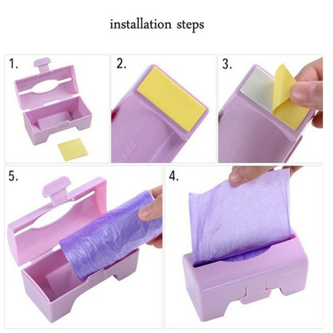 GARBAGE BAGS WITH DISPENSER/ أكياس القمامة مع موزع