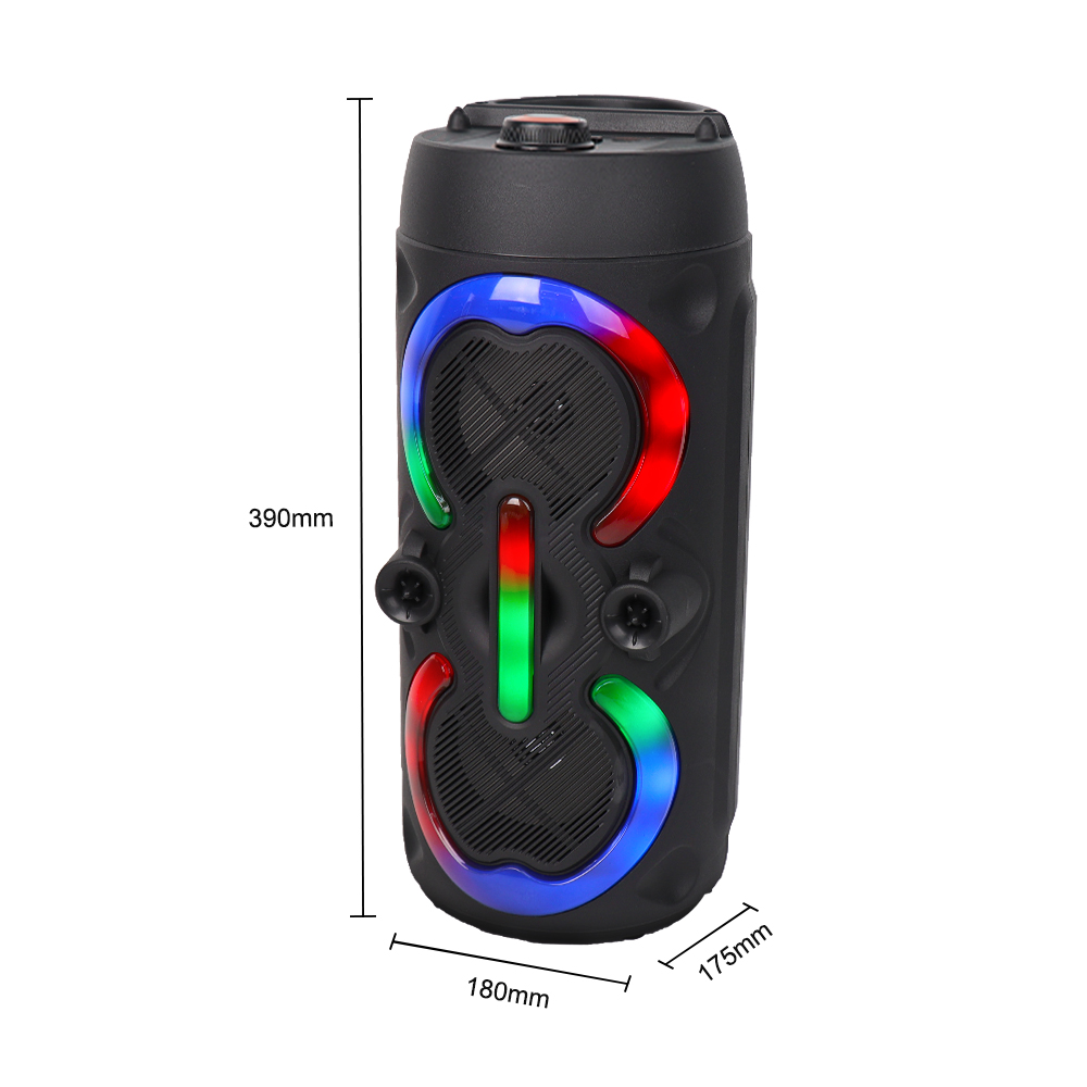 Portable Wireless BT Speaker with MIC/مكبر صوت لاسلكي محمول بتقنية البلوتوث مع ميكروفون