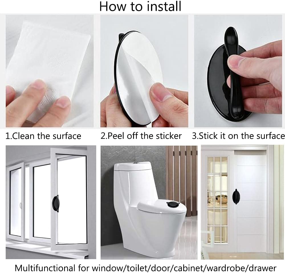 Door handle Sticker 2pcs/ ملصق مقبض الباب قطعتين