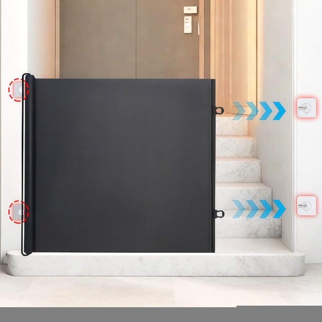 retractable roller door fence 78x150cm / سياج حاجز باب دوار قابل للسحب