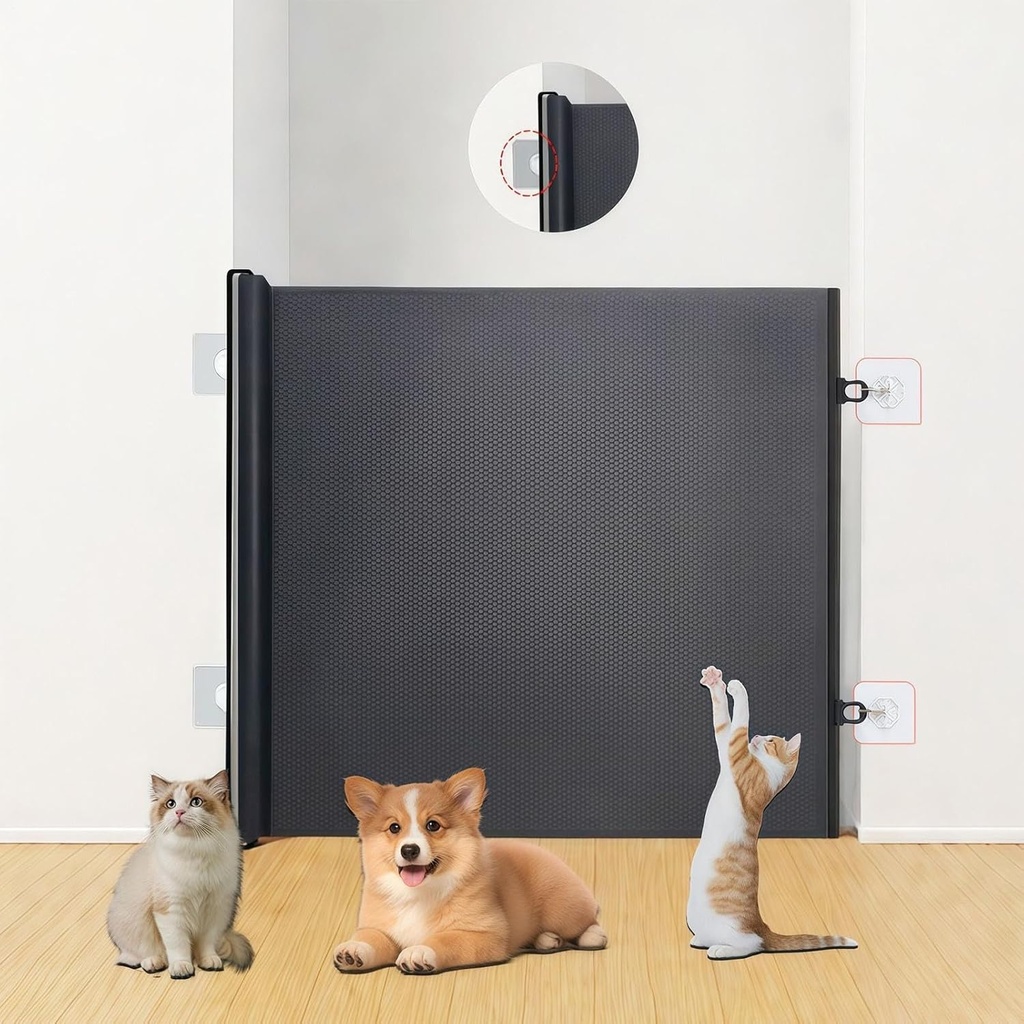 retractable roller door fence 78x150cm / سياج حاجز باب دوار قابل للسحب