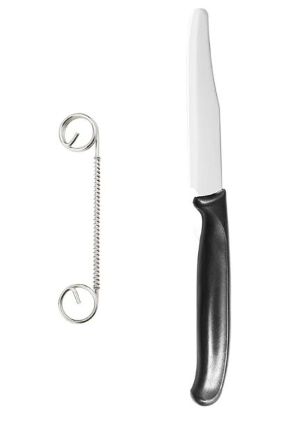 2 IN 1 PEELER AND KNIFE /مقشرة وسكين 2 في 1