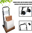 Ladder cart 2-in-1-portable Folding cart 3-step /عربة سلم 2 في 1 محمولة قابلة للطي بثلاث خطوات