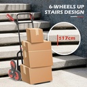 Portable Climbing Heavy Duty Trolley 3-Wheels/عربة تسلق محمولة ثقيلة بثلاث عجلات