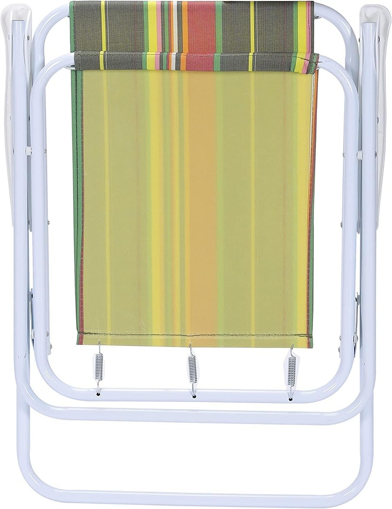 Beach,  Camping portable folding chair (mixed colors)/كرسي قابل للطي محمول للشاطئ والتخييم