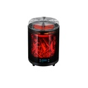 2-in-1 heater for cooking and heating, infrared operation with flame decoration /سخان 2 في 1 للطهي  و التدفئة ، يعمل بالأشعة تحت الحمراء مع ديكور لهب