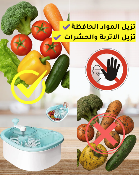 Fruit Cleaner Machine/آلة تنظيف الفاكهة