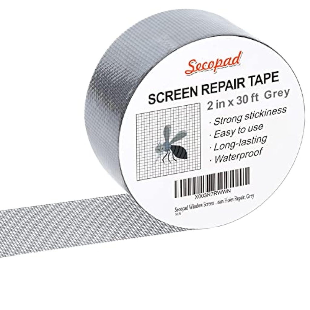Grey Window Screen Repair Tape/شريط إصلاح النافذة الرمادي