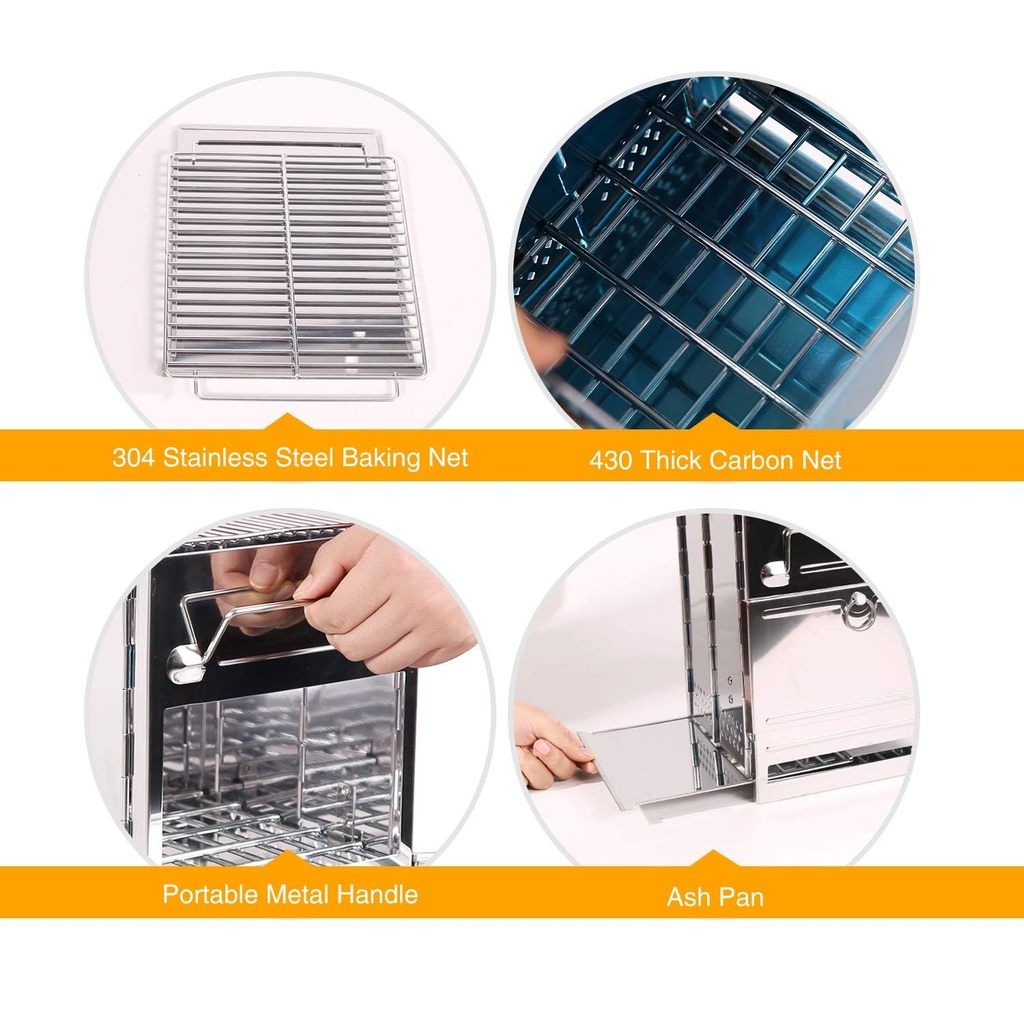 Foldable Camping Barbecue Grill /شواية تخييم قابلة للطي